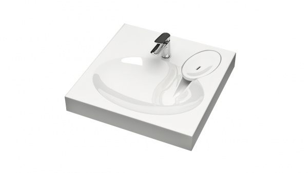 Раковина Смайл V55 D1 Сигнально-белый