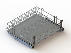 Сушка выкатная в нижнюю базу с доводчиком 900 (нерж) ЮММ