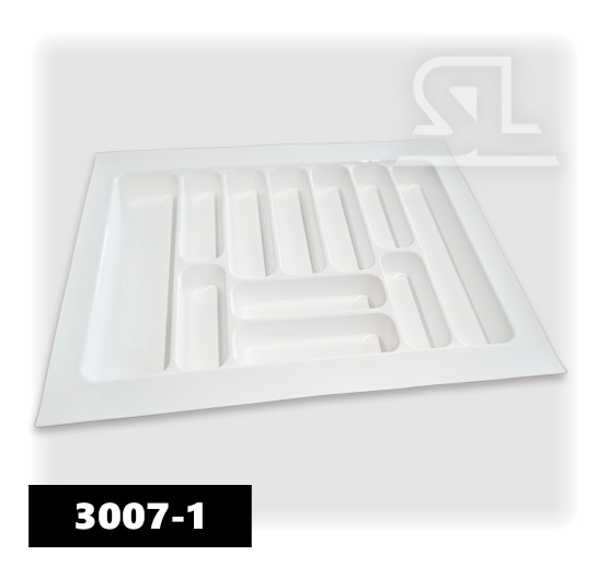 Лоток для столовых приборов 700 62*49 Белый глянец/матовый SL 