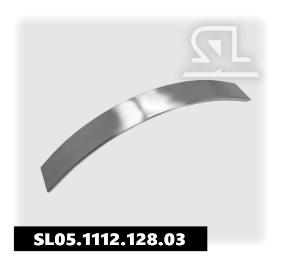 Ручка скоба SL 1112 128 мм. алюминий Хром SL