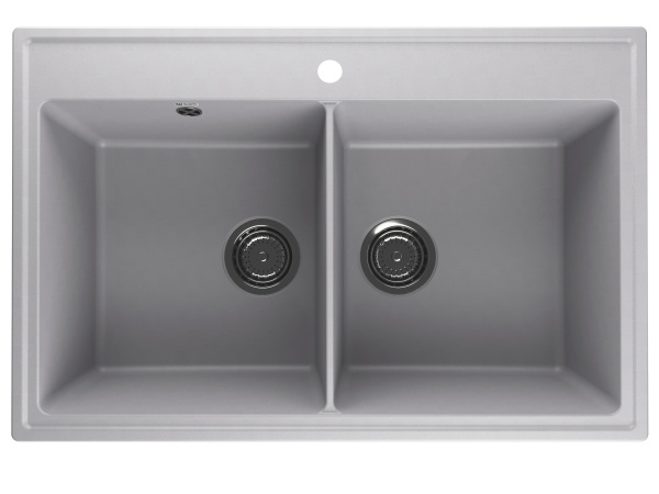 Мойка прямая Quartz Ruma 780 Платина