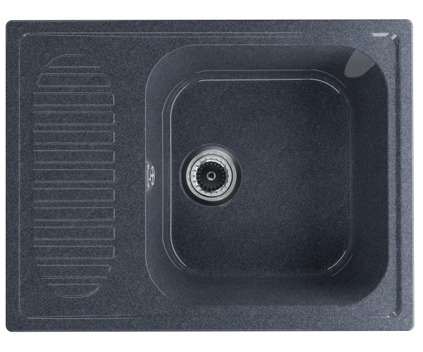 Мойка глянцевая прямая U202 Brilliant Графитовый