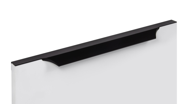 Ручка торцевая WING 114 224/400 Чёрный матовый Алюминий