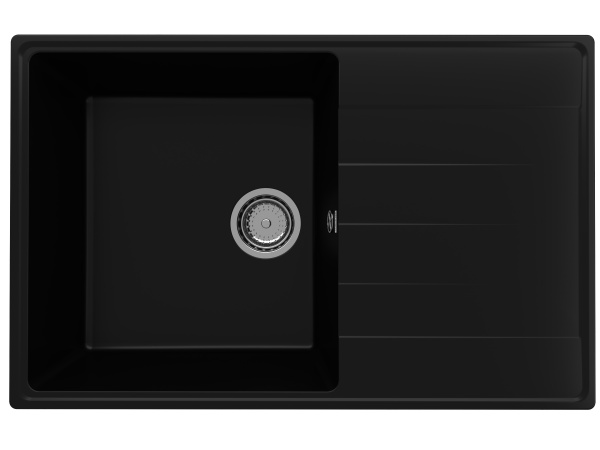 Мойка прямая Quartz Prima 780 Уголь