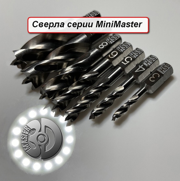 Сверло MiniMaster 8,0 мм.