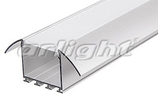 Алюминиевый профиль PLS-LOCK-H25-FA-2000 ANOD матовый Серебро Arlight