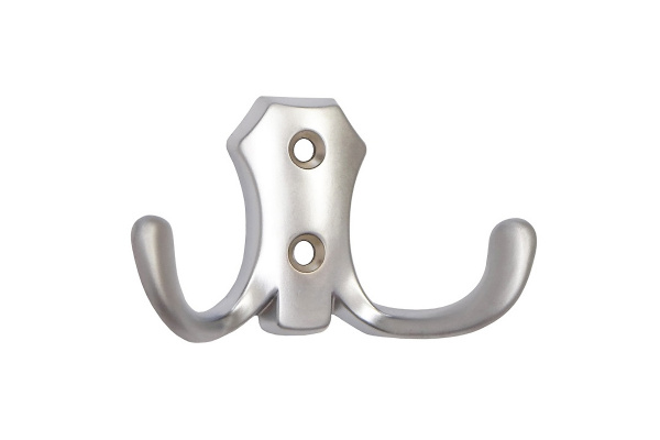 Крючок 2х рожковый WP 8908 Хром матовый АМИХ