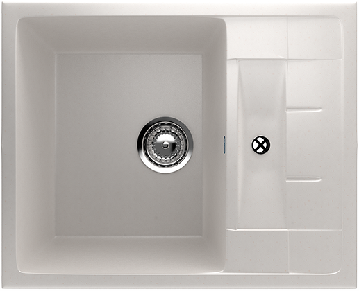 Мойка прямая U207 Белый