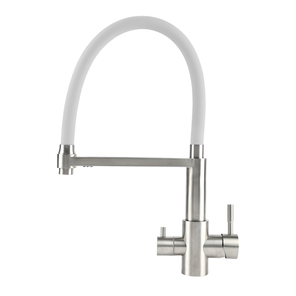 Смеситель RESA Белый под чистую воду гибкий OSGARD