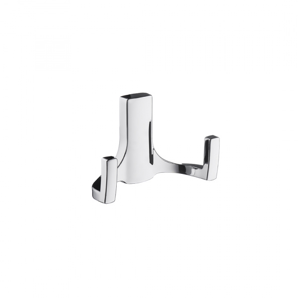 Крючок 2х рожковый KR 0330 Хром KERRON 25 кг.