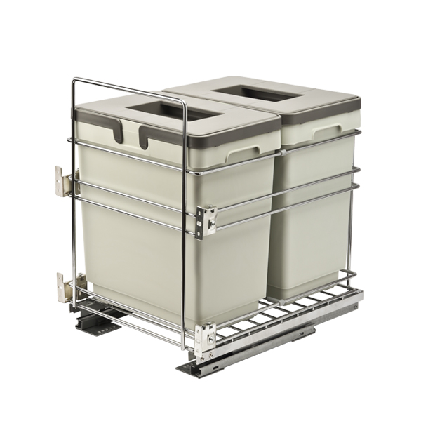 Контейнер выкатной 40 с креплением к фасаду Unihopper (2х17л)