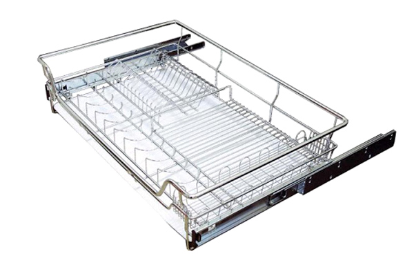 Сушка выкатная в нижнюю базу 600 Хром плавный ход AMIX