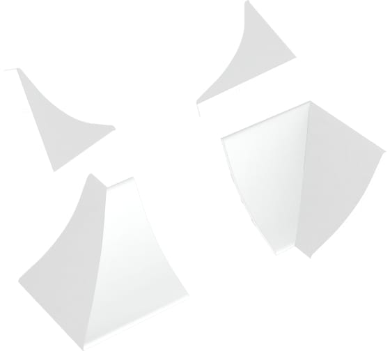 Комплект для плинт. LB-23 Белый 600