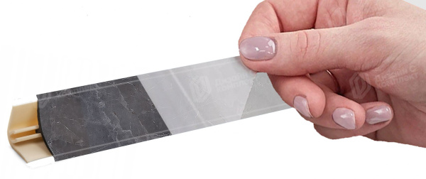 Плинтус LB 15 Мрамор Марквина серый 3,0 м 115