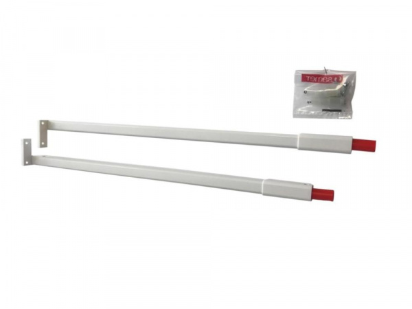 Релинг ALPHABOX для деревянной задней панели 600 мм Белый SAMET