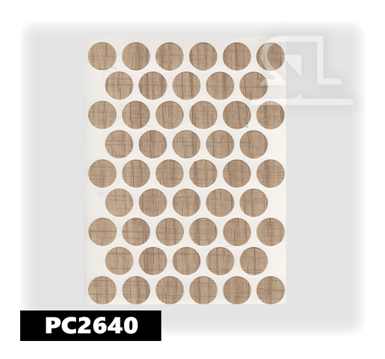 Пластиковые заглушки самоклеящиеся 14мм для евровинта PC2640 Озиго PACIFIC