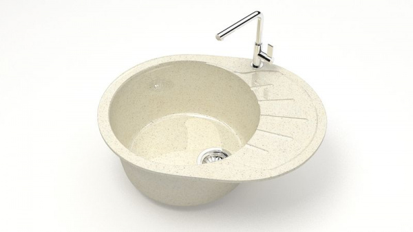 Мойка овальная Тейлор Z10 Q2 Бежевый глянец