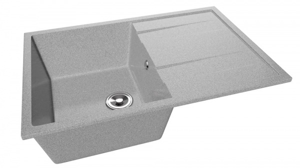 Мойка прямая Канопус Туманный агат глянец