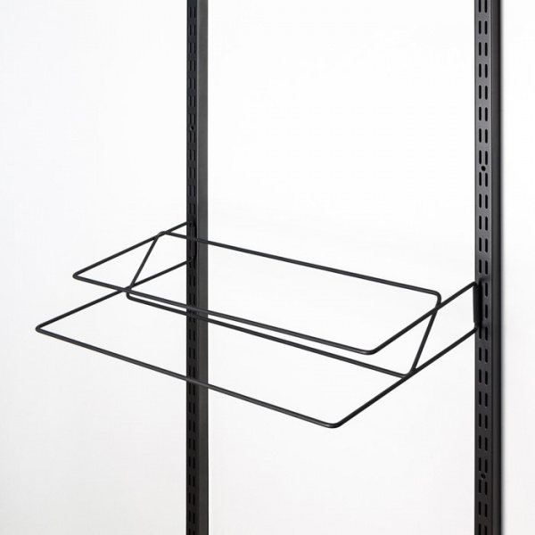 Обувница навесная 2х ярусная 607 Чёрный GARDIE