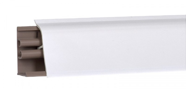 Плинтус LB-38 3м Белый блеск глянец 478-6056