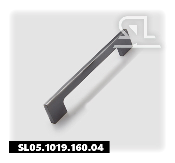 Ручка скоба SL 1019 160 мм, алюминий Нержавеющая сталь SL