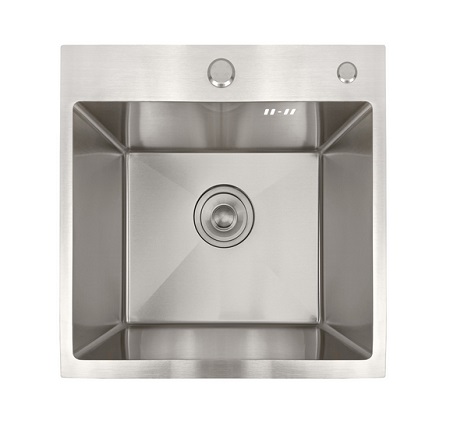 Мойка врезная квадратная KING 4050 Сатин 3мм