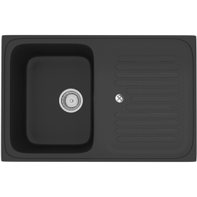 Мойка прямая U502 Ультра-чёрный