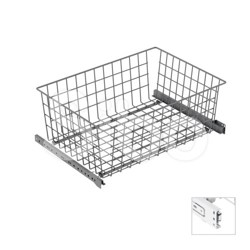 Корзина на шариковых направляющих 535х375х200 Хром Sibo 25 кг.