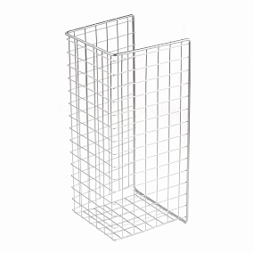 Корзина сотовая на фасад 240х420х230 Белый ЮММ