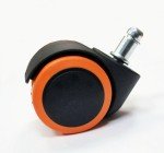 Колёсная опора 50 мм для кресел RSA 705 поворот. полумягкая Оранжевый