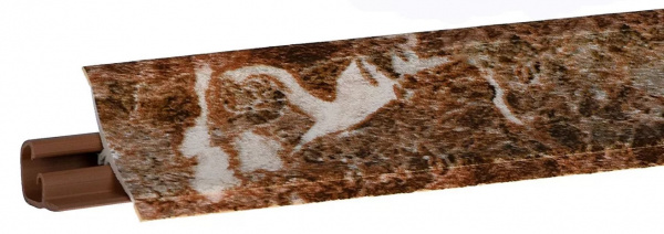 Плинтус LB-23 3м Шоколадный опал