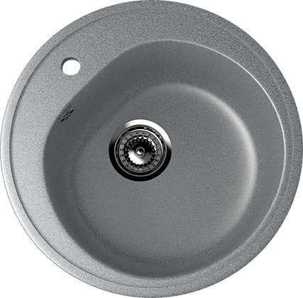 Мойка круглая U101 Тёмно-серый