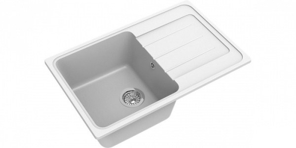 Мойка кварцевая АСТРЕЯ 50QV ГОЛЛАНДСКИЙ БЕЛЫЙ