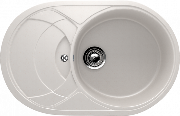 Мойка овальная U110 Белый 