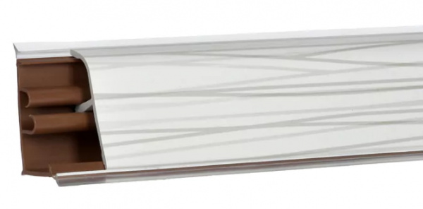 Плинтус LB-37 3м Резонанс (Ледяной дождь)