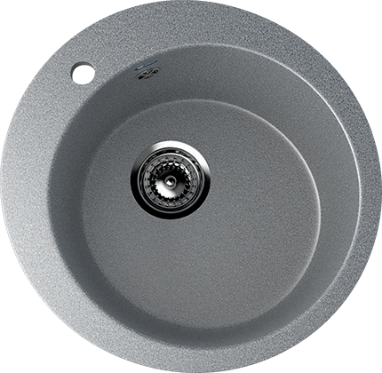 Мойка круглая U405 Тёмно-серый