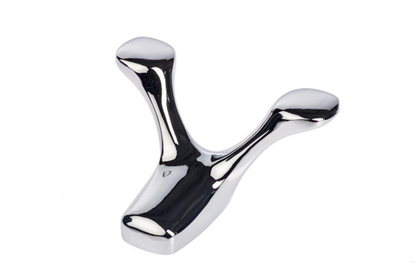 Крючок 2х рожковый 8857S Хром SETE