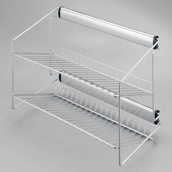 Выдвижная полка для обуви с доводчиком 2х урувневая Nomet