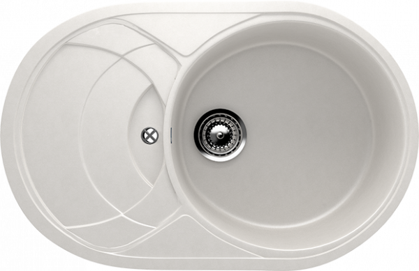 Мойка овальная U110 Ультра-белый 