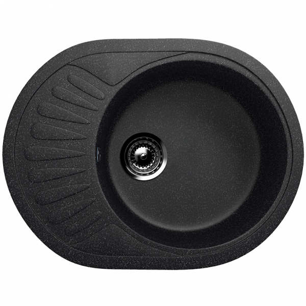 Мойка овальная малая U107М Чёрный 