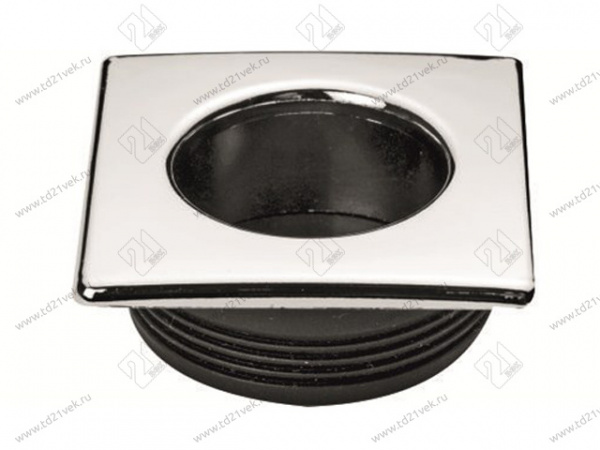 Ручка врезная квадрат Оскар 5248 Хром матовый