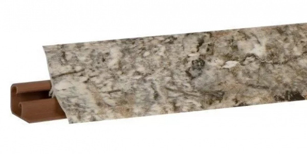 Плинтус LB-23 3м Мрамор серый (Марсель)  