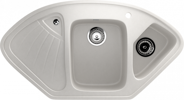 Мойка угловая U501 Ультра-белый