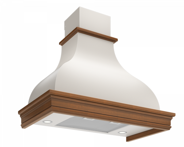 Вытяжка ELIKOR Аркада Валенсия 90П-650-П3Д Белый муар Дуб неокрашенный