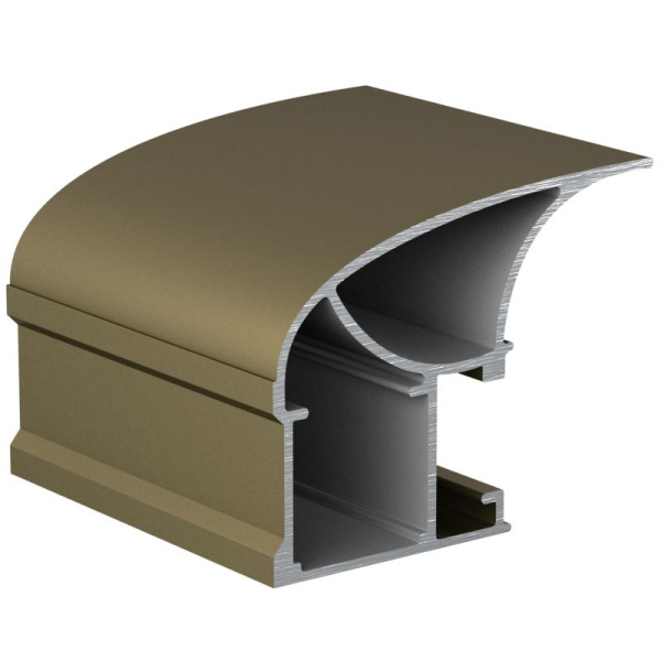 Ручка "L" Венеция EXPERT Венге блестящий 5400 мм