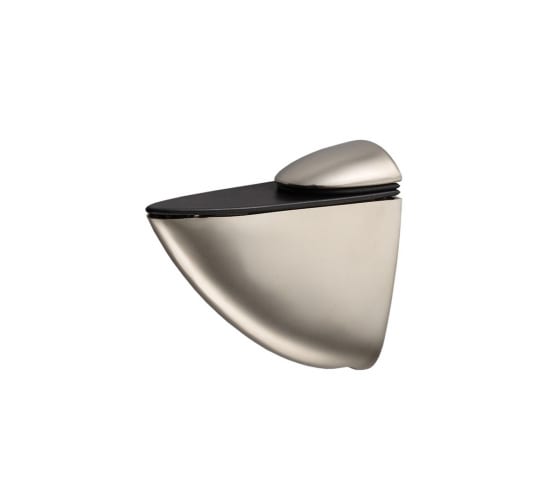 Держатель для стеклянных полок БОЛЬШОЙ 36 Никель матовый AMIX