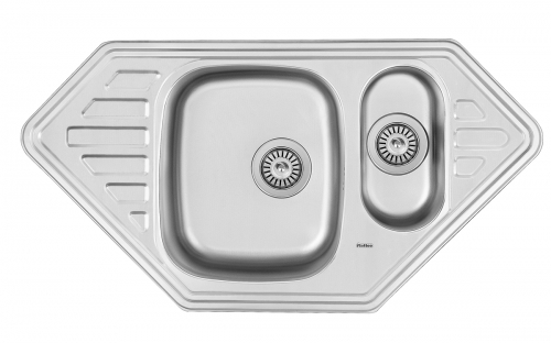 Мойка врезная угловая F-Медуса-С 950x500 Декор