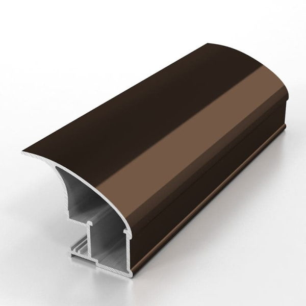 Ручка "L" NEW ПРЕМИАЛ Бронза блестящая 5400 мм