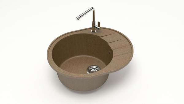 Мойка овальная F28 Q9 Терракот матовый