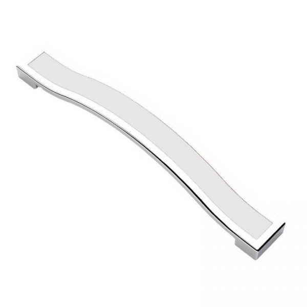 Ручка скоба SL TX-224-03-14 224 мм.металлическая Белый Хром SL 
